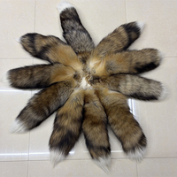 Porte-clés en fourrure de renard naturelle, queue de renard roux, pendentif de sac pour cosplay, décoration