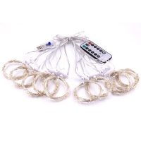 Guirlande lumineuse LED 3x3m 300 LED 8 modes, guirlande lumineuse à piles pour fenêtre, rideau lumineux scintillant pour mariages, décorations de Noël