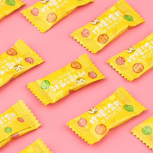 Venta al por mayor Casual Snack vitamina C limón té pastillas dulce y amargo Deliciosa tableta caramelo suelto recepción piruletas - Product Image 5