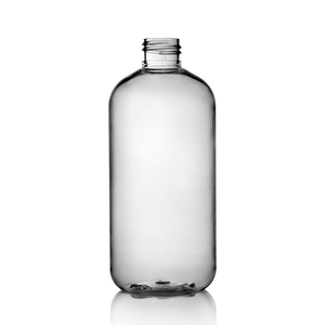 디스크 상단이있는 투명 보스턴 라운드 <span class=keywords><strong>PET</strong></span> 병 - Product Image 3