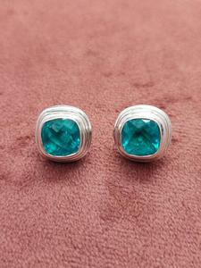 Luxury Women’s <b>Crystal</b> Jewelry Ensemble Including Pendant and Earrings Made with 925 Sterling Silver and Authentic <b>Real</b> Quartz - Product Image 2