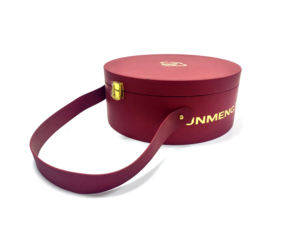 Boîte cadeau cylindrique haut de gamme avec fermeture magnétique, emballage élégant personnalisable pour cadeaux - Product Image 3