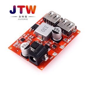 JTW ตัวแปลงบัคแบบปรับได้ 9V-36V เป็น 5V 3A พร้อมพอร์ต USB คู่ สำหรับจ่ายไฟรถยนต์และแบตเตอรี่พลังงานแสงอาทิตย์ - Product Image 1