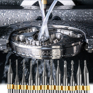 Outil de coupe de précision, fraise <span class=keywords><strong>dentaire</strong></span> à extrémité plate, revêtement multicouche TiAIN, fraiseuse pour le fraisage des métaux Ti / CoCr - Product Image 5