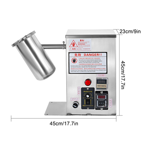 Mezcladora de Polvo de Laboratorio de Acero Inoxidable 304 para Mezclar Especias, Proteínas, Harina, Pigmentos Químicos y Homogeneizar - Product Image 6