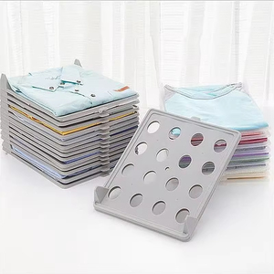 Organizador de Plástico de un Solo Nivel al por Mayor, Ahorra Espacio, Tabla Plegable para Ropa del Hogar, para Jeans y Camisas, Apilable para Armario - Product Image 3