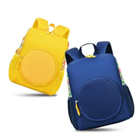 Sac à dos enfant color-block avec boucle de poitrine, sac d'école maternelle pour enfants, bande réfléchissante, léger, sac à dos de jour pour enfants, logo personnalisé