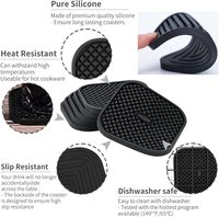 Mode Cat Paw Auto Untersetzer Auto tassen halter Untersetzer Silikon Anti Slip Dog Paw Untersetzer Matte