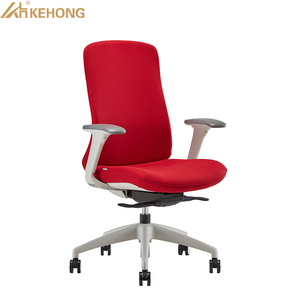 Chaise de bureau ergonomique pivotante en tissu, chaise de direction pour ordinateur, chaise de réunion avec support dorsal et <span class=keywords><strong>coussin</strong></span> en tissu - Product Image 4