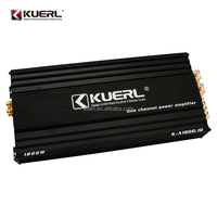 Amplificateur audio numérique pour voiture monobloc de classe D haute puissance 12V 1800W en aluminium, nouveau modèle