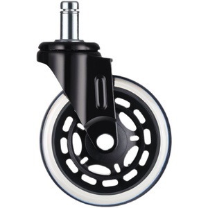 Ruedas de Poliuretano Industriales de 4 Pulgadas <span class=keywords><strong>para</strong></span> <span class=keywords><strong>Muebles</strong></span> y Carros de Trabajo, <span class=keywords><strong>con</strong></span> Placa Superior Giratoria y Bloqueo - Product Image 1