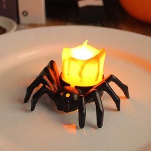Lámpara decorativa de araña para Halloween, luz nocturna de araña brillante, decoración de araña para sala de estar y comedor. - Product Image 2