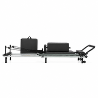 Reformer de Pilates en alliage d'aluminium de qualité professionnelle, rétractable, pliable, portable, réglable, facile à ranger, gain de place, pour usage domestique
