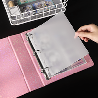 Porte-cartes transparent en plastique PP avec 1, 2 ou 4 poches, fermeture éclair, logo personnalisable, tailles A5 et A6, pochette transparente pour argent liquide, pochettes pour documents
