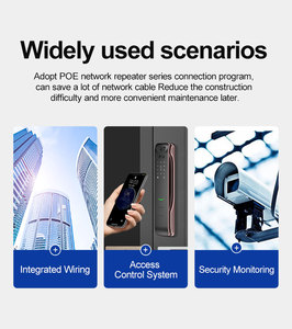 Repetidor PoE de Plástico IEEE802.3af/at de 30W, Largo Alcance de 100 Metros, Estándar 10/100Mbps, Extensor PoE de 1 Entrada y 2 Salidas - Product Image 3