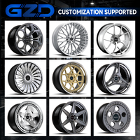 Velg Alloy Hitam Tempa Kustom OEM 5x114.3 5x127 5x130 16 18 19 20 21 22 Inch untuk BMW M1 M2 M3 M4 M5