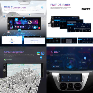 วิทยุติดรถยนต์ Podofo 2+64G 1 Din ระบบแอนดรอยด์ หน้าจอสัมผัส IPS ขนาด 6.9 นิ้ว รองรับ Wireless Carplay/Android Auto/BT/GPS/DSP/Wifi/FM/RDS ผู้จัดจำหน่ายขายส่ง - Product Image 4
