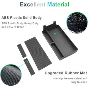 QEEPEI moderne ABS Center voiture Console accoudoir organisateur <span class=keywords><strong>Cupra</strong></span> Tavascan boîte de rangement diviseur Inserts accessoires intérieurs - Product Image 3