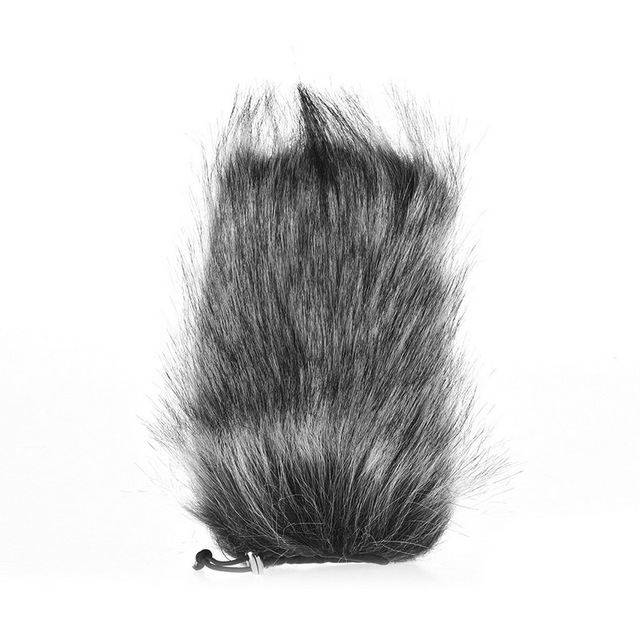 Universal Professional Microphone Furry Windscreen Flexible Mount Fur Windshield for Rode VMGO Video Mic GO, VideoMic Pro, Micro