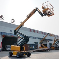 Plateforme élévatrice articulée autopropulsée à haute efficacité de 22 m, capacité de 250 kg, équipement hydraulique