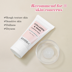 Mascarilla Facial Reafirmante e Hidratante Profunda de Noche al por Mayor, Marca Privada, Mascarilla Facial Nocturna Hidratante con Colágeno y Baba de Caracol - Product Image 5