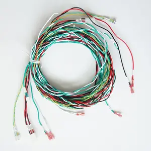 Motorcycle Electrical System Wire Harness Customized Air Conditioning Auto Cable Assembly With 250 Quick Disconnect