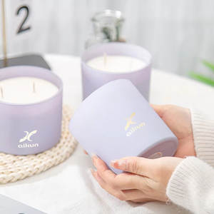 Aikun Factory <b>Bulk</b> Soy Wax <b>Candles</b> Supply Luxury Customized Holiday Diwali Environment-Friendly Home Aromatherapy Scented - Product Image 4