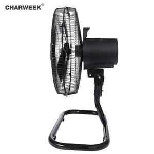 Ventilateur solaire domestique rechargeable AC/DC avec grille métallique de 14 pouces et 3 pales - Product Image 2