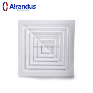 Diffuseur d'<span class=keywords><strong>air</strong></span> carré pour plafond, <span class=keywords><strong>grille</strong></span> de ventilation flexible industrielle chinoise pour sortie d'<span class=keywords><strong>air</strong></span> conditionné et évacuation des gaz - Product Image 1