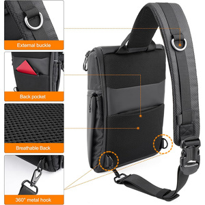 Túi đeo vai máy ảnh kỹ thuật số có khóa kéo, túi đeo ngực cho máy ảnh không gương lật - Product Image 3