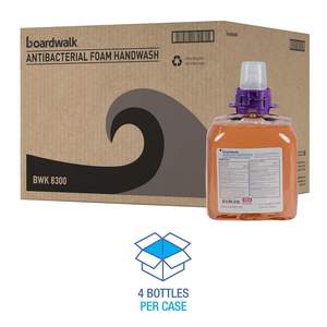 Boardwalk 6162-04-GCE00VL 1250 ml. Jabón de Manos Antibacterial en Espuma con Aroma Frutal, Recarga, 4 Unidades por Caja - Product Image 6