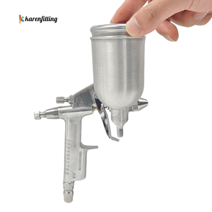 Originale Mini ad alta atomizzazione pistola a spruzzo di riparazione per auto Mini pentola superiore con alimentazione a gravità per il lavoro di verniciatura a spruzzo - Product Image 5