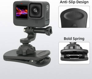 Support de fixation pour le corps pour la randonnée et le cyclisme POV pour <span class=keywords><strong>GoPro</strong></span> <span class=keywords><strong>11</strong></span> <span class=keywords><strong>Mini</strong></span> 12 Insta360 PC, support de sac à dos, sangle d'épaule, clip, sac, mains libres - Product Image 4