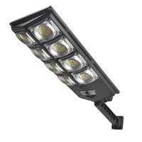 Potente Farola Solar LED, IP65 Impermeable, Aluminio y ABS, Batería, Sensor de Movimiento del Anochecer al Amanecer, Control Remoto