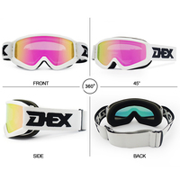 Masques de ski de haute qualité personnalisés avec logo Gafas Sol pour l'hiver, lunettes de neige anti-buée pour enfants