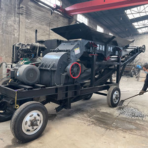 Meglio vendere martello frantoio piccolo martello Mobile frantoio pietra calcare granito frantumazione - Product Image 4