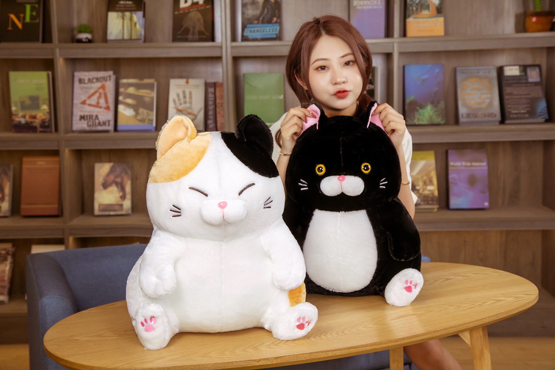 ぬいぐるみぬいぐるみぬいぐるみ,かわいい36cm日本のレイジー猫