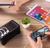 Station de charge USB intelligente haute puissance 100W avec 10 ports USB + 10 ports Type C, adaptateur mural rapide pour téléphone portable, ordinateur portable, appareils électriques