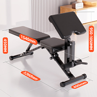 Banc d'exercice en métal réglable, équipement de salle de sport à domicile, banc de musculation pliable, banc d'entraînement de fitness, chaise inclinable