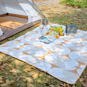 Mobi Garden Ultrasonic Quilting Portable 200 <span class=keywords><strong>Picnic</strong></span> Mat con capa de aluminio a prueba de humedad para terrenos de camping - Product Image 5