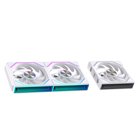 Ventilador de PC Lovingcool OEM de 120 mm, 120 RGB ARGB, Inalámbrico, Ensamblable, Tipo Bloque, para Juegos, Refrigeración de Caja de PC, Ventilador de Chasis para Juegos