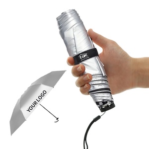 19 Inches Canopy Fully-Automatic Open Super Light Carbon Fiber 3 Fold Straight <b>Umbrella</b> Strong Fiberglass Frame Business Gifts - Product Image 1