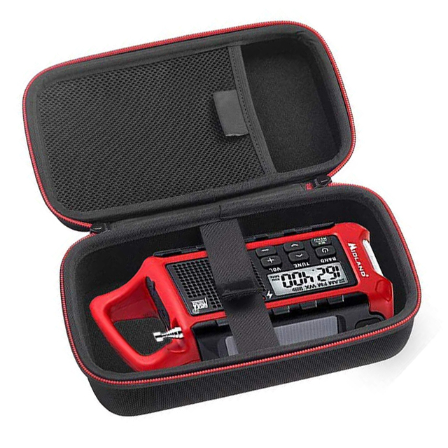 Custom AM/FM /FosPower /RunningSnail Solar Crank Emergency Weather Radio Travel Storage Case Box Bag