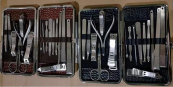 Set per la cura delle unghie in metallo, 12 pezzi, custodia portatile per strumenti da manicure, stile classico per adulti - Product Image 3