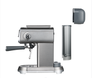 PANCERKA Machine à café expresso professionnelle 2-en-1 programmable en acier inoxydable et mousseur à lait portable avec un nouveau design expresso - Product Image 4