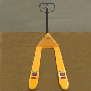 המפעל הסיטונאי סופר נמוך משאית בגובה 65 מ "מ גובה קפיצי מזלג להרים ידיים מזרן יד משאית - Product Image 2