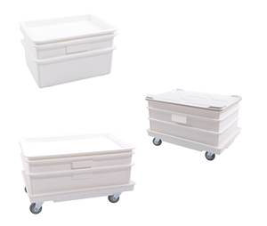 Hochwertige L-Größe Kunststoff Brot Topping Organizer Rechteck Flache Vorrats behälter Pizza Teig Proof ing Container für Restaurant - Product Image 2