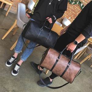 Tas Perjalanan Kulit PU Gaya Bisnis Pria Populer Barat Grosir - Product Image 3