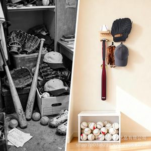 Étagère murale en bois et fer, simple niveau, pour rangement et présentation dans le garage - Product Image 1