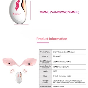 Masseur de poitrine sans fil vibrant de bonne qualité pour femmes, pour une beauté et un massage sexy des seins - Product Image 6
